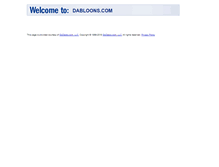 Tablet Screenshot of dabloons.com
